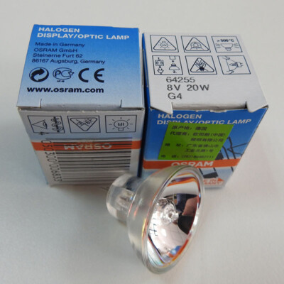 OSRAM 64255 8V20W G4 Leica Microscope Lamp Rayto Microplate Reader Light Bulb