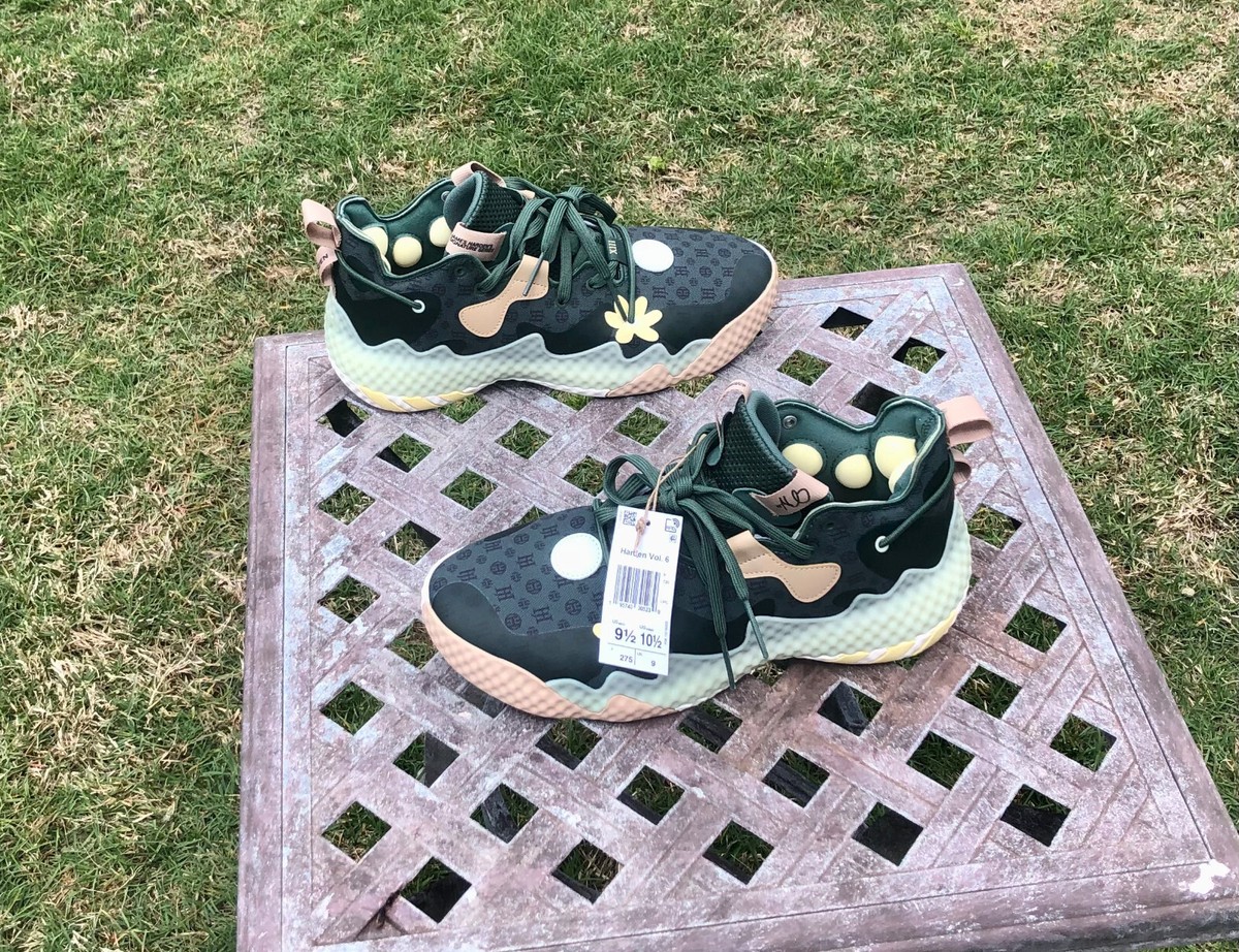 Harden Volume 6 Men Size 9 Green adidas HARDEN VOLUME 9 Basketball Shoes | Semi Court Green  main image 4