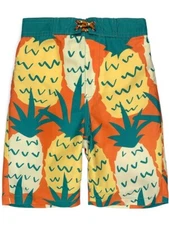 NWT  Appaman Boys FAB! Pineapple Printed  Swim Trunks in Size 7