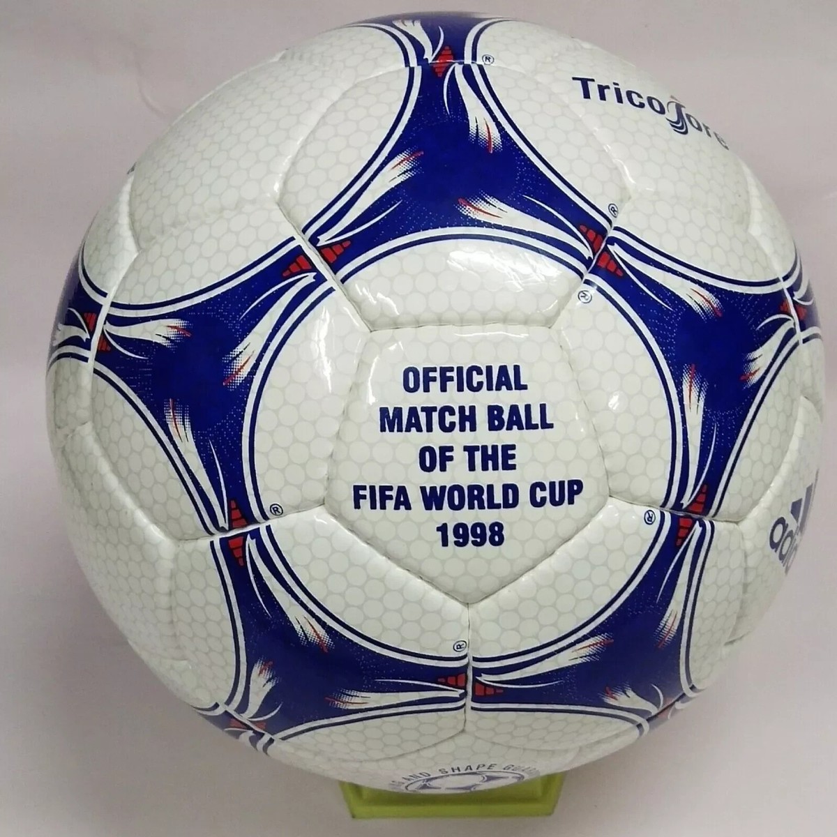Adidas Tricolore FIFA World Cup 1998 FRANCE Match Ball Size