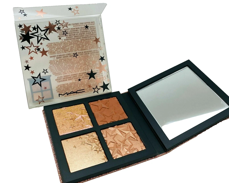 MAC Star Dipped Face Compact Medium Deep Blush Skinfinish Bronzer Palette - NIB