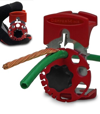 CopperMine Manual Handheld Copper Wire Stripper Tool   Portable, Easy to Use 102