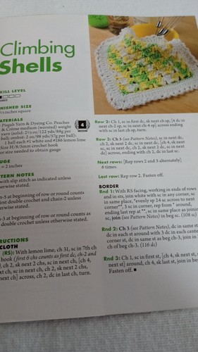 Crochet Patterns, Booklet,#871030/"2 Hr. Dishcloths", 12 Projects - Picture 9 of 18