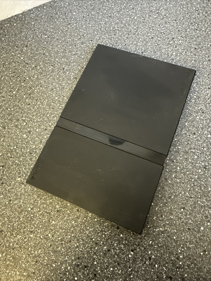 PlayStation 2 Slim Charcoal Black Console (SCPH79003) No Cables Just