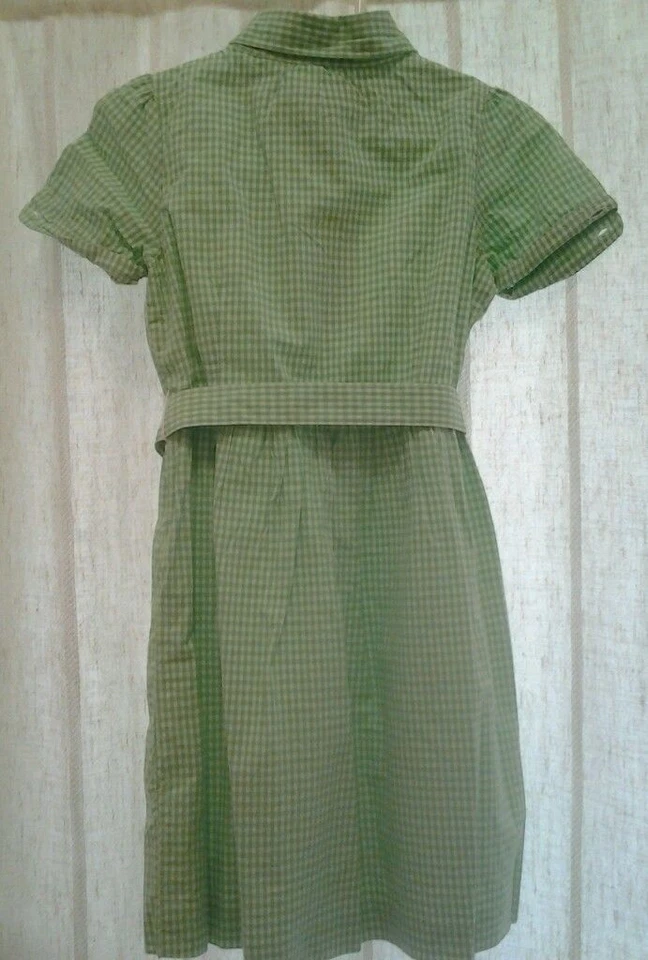 Nuevo con etiquetas Vestido Nautica Niñas Talla 4 5 o 6 Verde y Blanco Manga Corta Primavera Pascua Foto 3 de 3