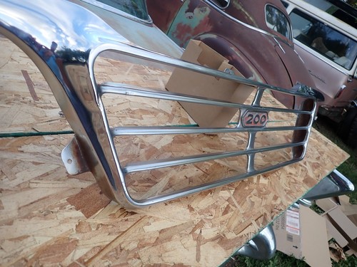 1961 - 1962 1963 - 1964 - 1965 Dodge D-200 Chrome Pickup Grille Nice Original ! - Picture 5 of 18