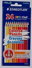 STAEDTLER colored pencil 24 pk Made in Germany Noris Club