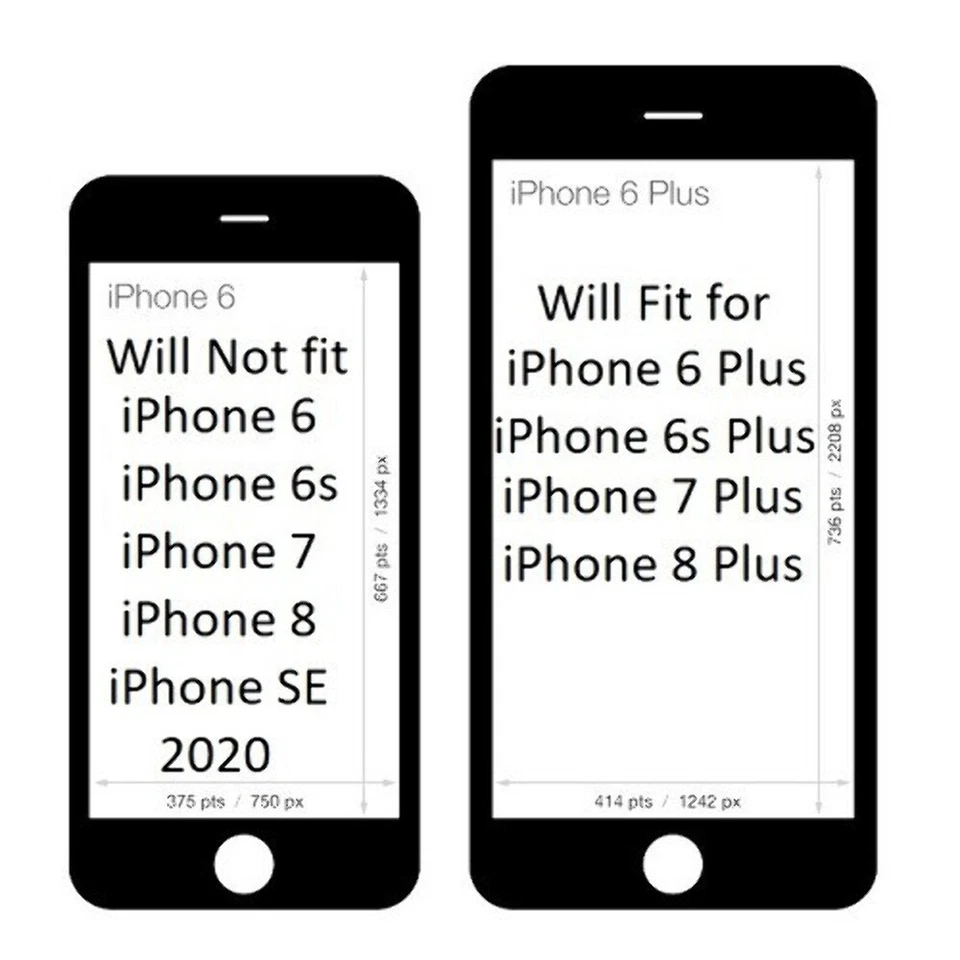 Original Griffin Survivor Clear Wallet Case for iPhone 6/6S Plus 7/8 Plus BLACK - Image 2 of 4