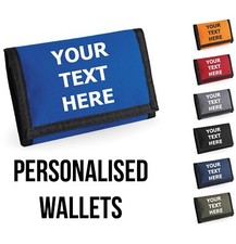 Personalised Kids Wallet Custom Printed Boys & Girls Money Purse Coin Pouch