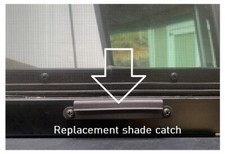 Window Shade catch, Black Nylon Replacement for Atwood RV (Made in the USA)