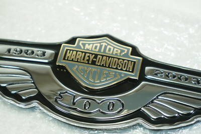 100th Anniversary Harley emblems tank badges FLH Dyna 62232-03