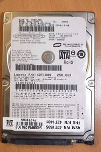 Lenovo Festplatte MHZ2250BH G1 HDD 250 GB 5400 RPM SATA *109