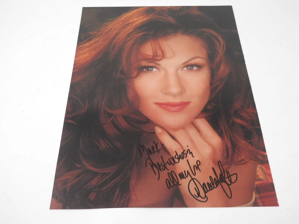 DANIELLE FOLTA Autographed Playboy Page April 1995 Playmate Snow Dogs | eBay