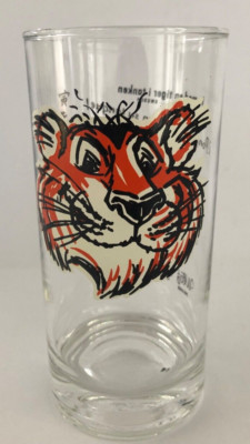 Vintage Esso Tony the Tiger Drinking Glass. ''Put a Tiger in Your Tank''