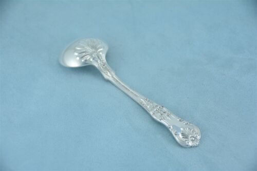 Cuchara caldo Tiffany English King plata esterlina 5-1/4" sin monograma - Imagen 2 de 7