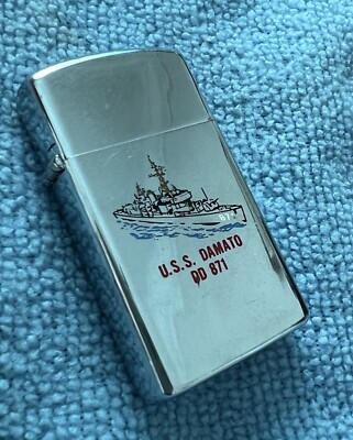 USS Damato DD871 1977 Zippo Lighter (III-II) Stk # 006 | eBay