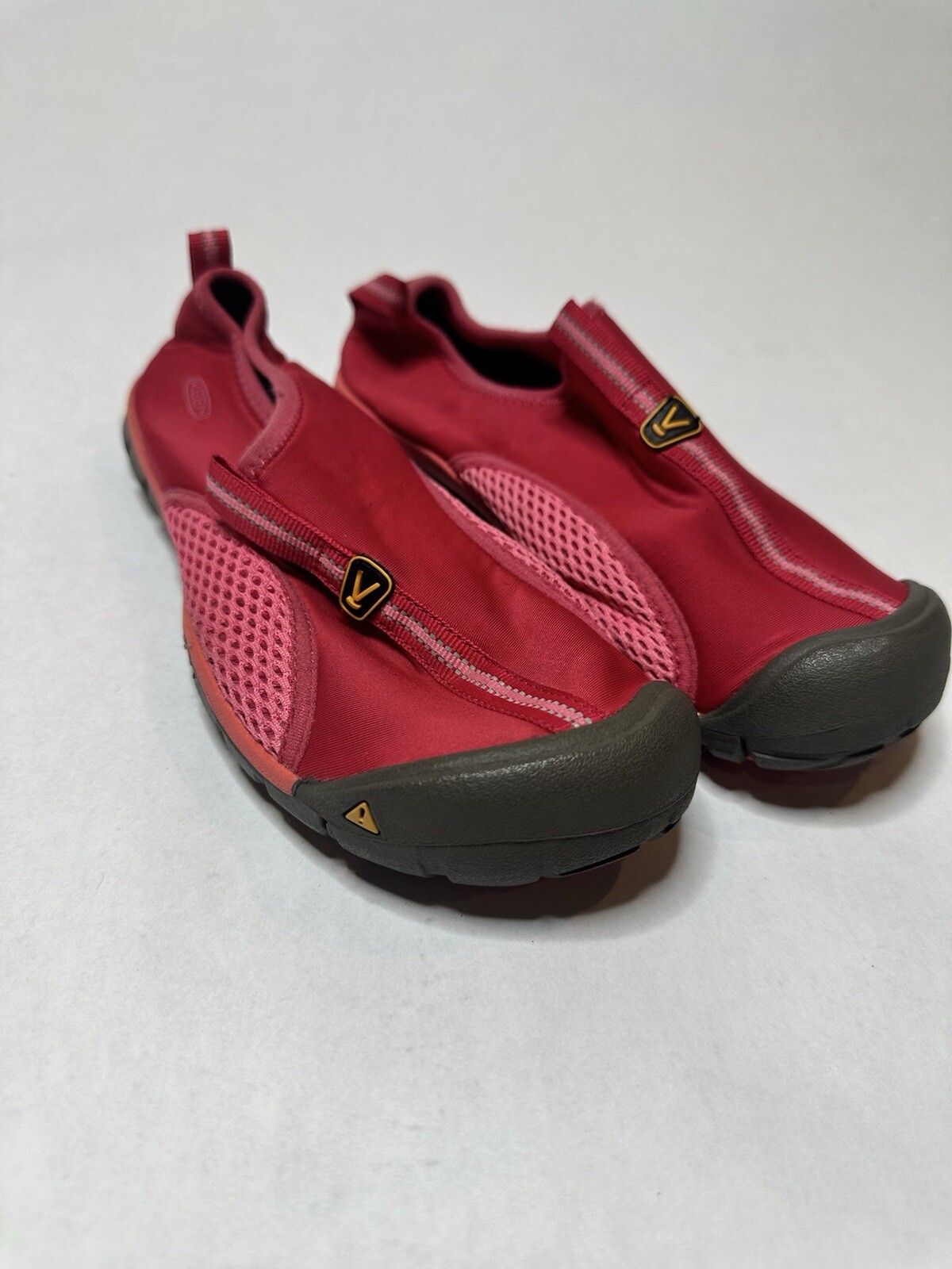 KEEN Rockbrook scarpe da nuoto impermeabili slip on rosa contorno arco gioventù taglia 3