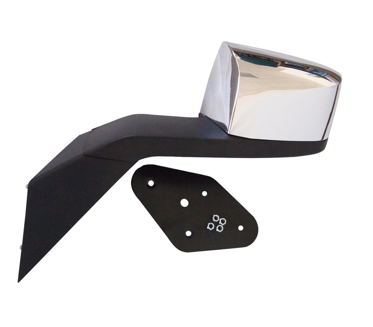 QSC Volvo VNL Truck Hood Chrome Mirror Set L & R Mounting Kit  