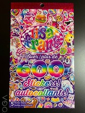 LISA FRANK STICKER PAD, OVER 600 STICKERS BRAND NEW CREATIVE SCRAP BOOKING FUN