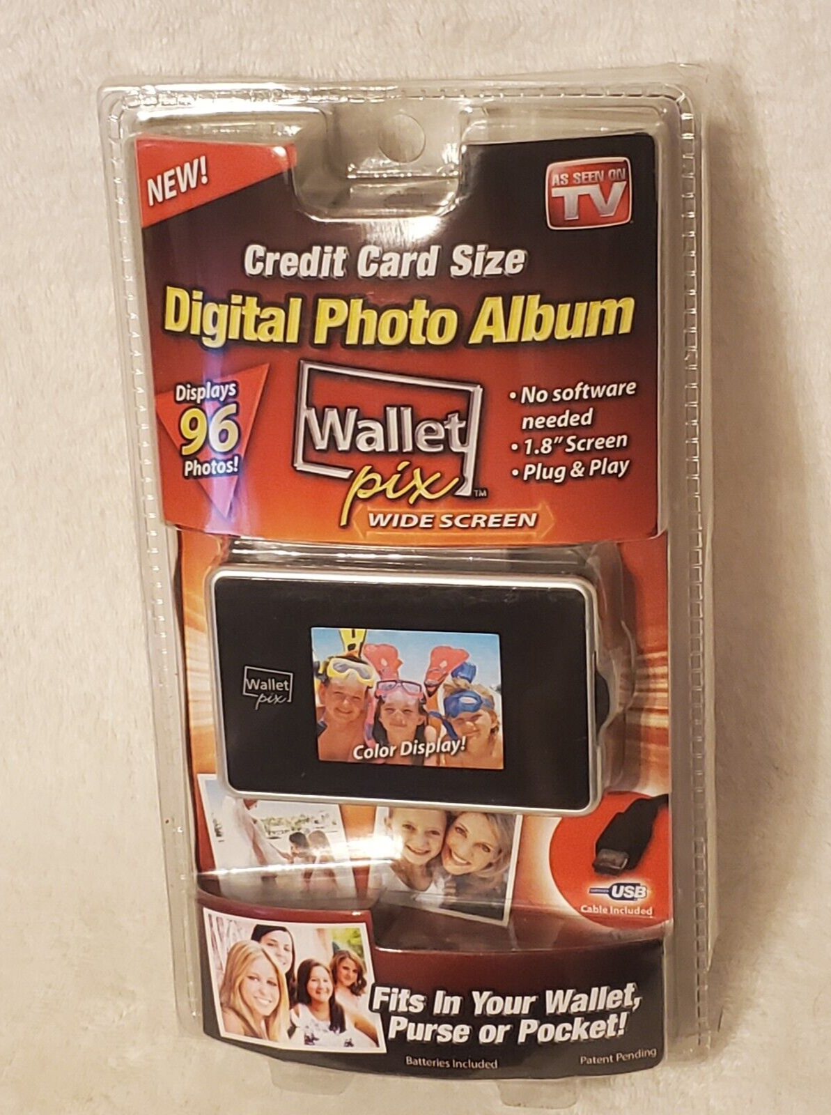 Digital Credit Card Wallet Photo Album - Sealed As Seen On TV Pkg-image