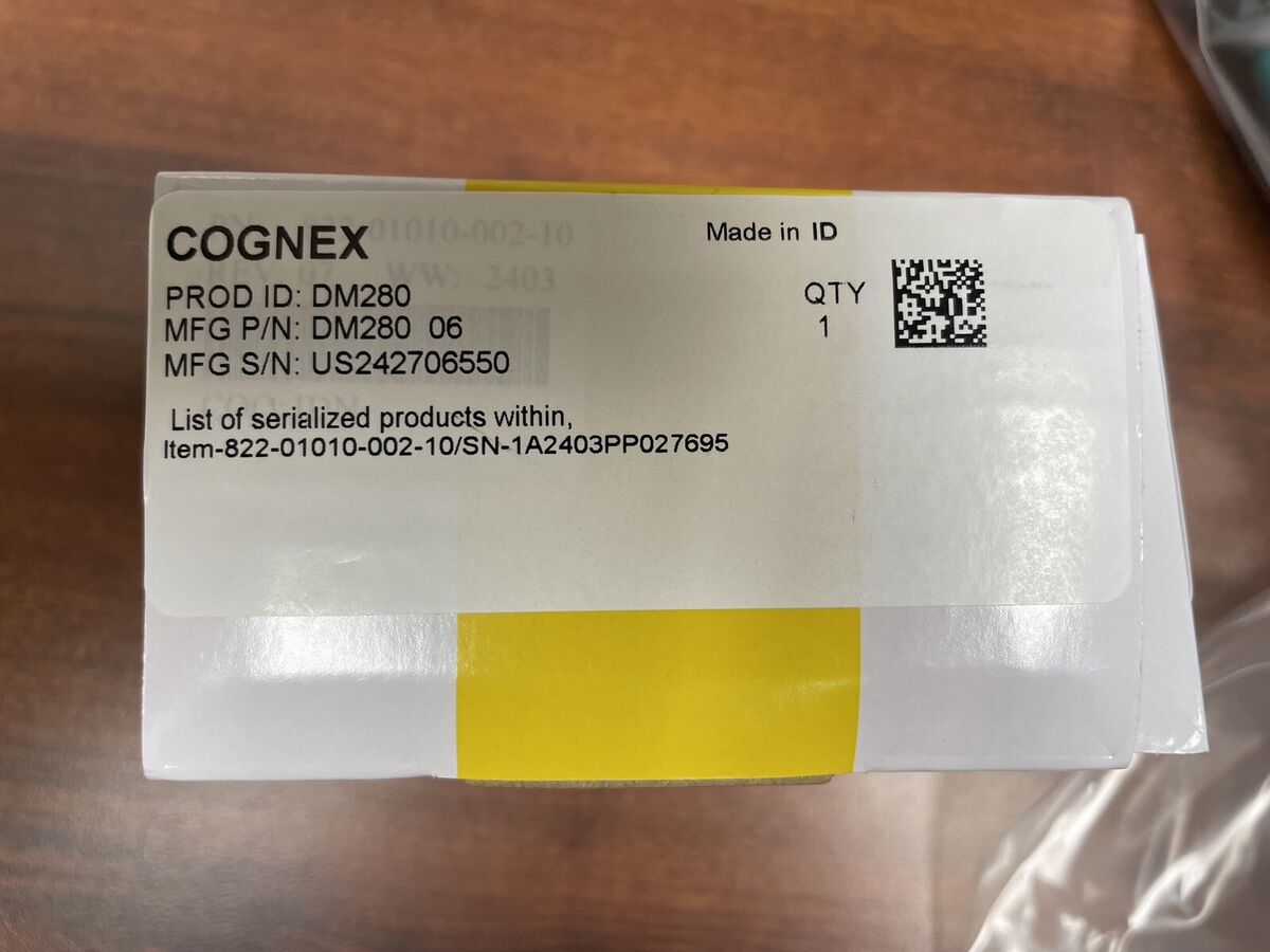 Cognex DM280 code reader NO Cables p/n 822-01010-002-10 | eBay Cognex DM280 code reader NO Cables p/n 822-01010-002-10 | eBay