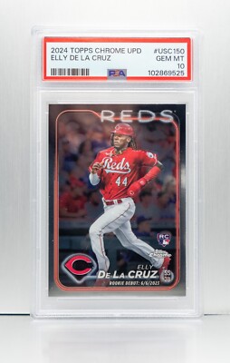 2024 Topps Chrome Update - Elly De La Cruz - PSA 10