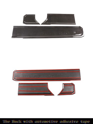 Real Carbon fiber Dashboard Wordmark Panel Trim For Land Rover Defender 2020-23 - Picture 8 of 15