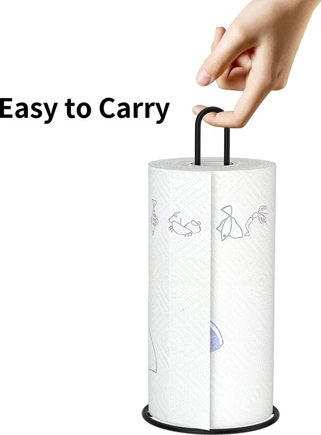 Dispensador de toallas de papel de pie premium para papel estándar Foto 4 de 4