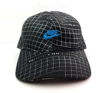 Nike Kids Child Black White Striped Design Adjustable Strapback Cap Hat