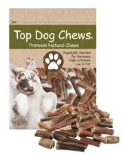 Bully Stick Bites 1LB Pack, Top Dog Chews, Low Odor, MADE in USA USDA Approved.
