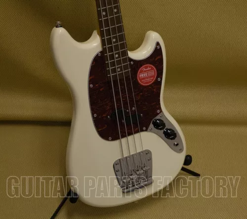 037-4570-505 Squier Classic Vibe '60s Mustang® Bass Guitar Olympic White