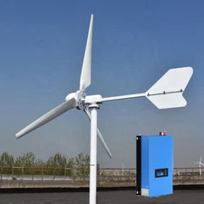 5000W 48V Wind Turbine Kits Wind Power Generator 5KW With On Grid Inverter