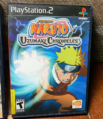 SHONEN JUMP NARUTO UZUMAKI CHRONICLES - PLAYSTATION 2 VIDEO GAME COMPLETE  PS2