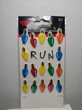 Sandy Lion Stranger Things Christmas Lights Puffy Stickers