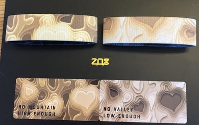 Zox Armband #Medium NO MOUNTAIN HIGH ENOUGH, NO VALLEY LOW ENOUGH Set -