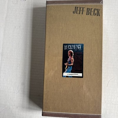 Jeff Beck Beckology CD Long Box Set 3 Discs 1991 New Sealed Hype promo sticker!!