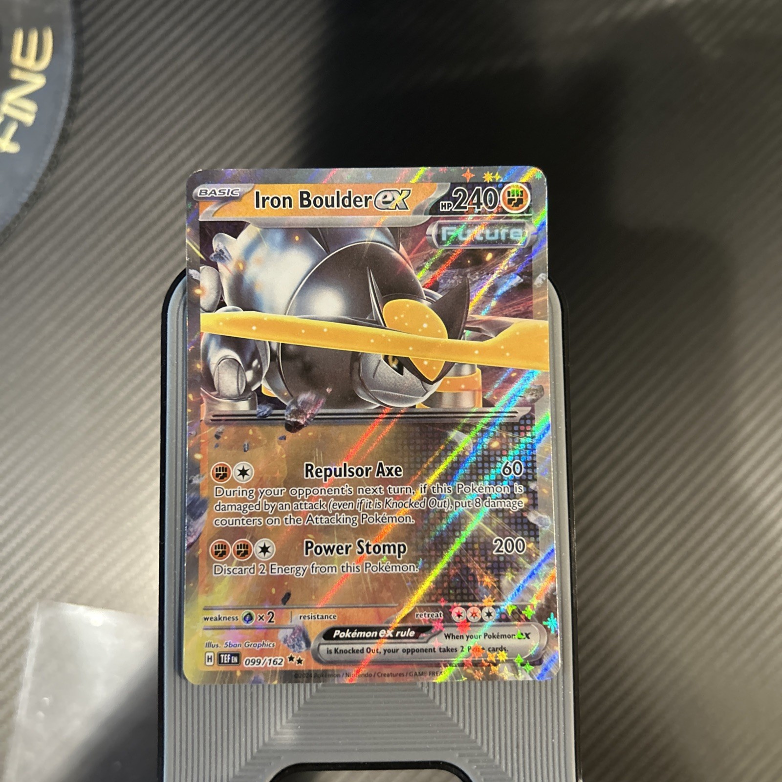 Iron Boulder ex Double Rare SV05: Temporal Forces 099/162 NM