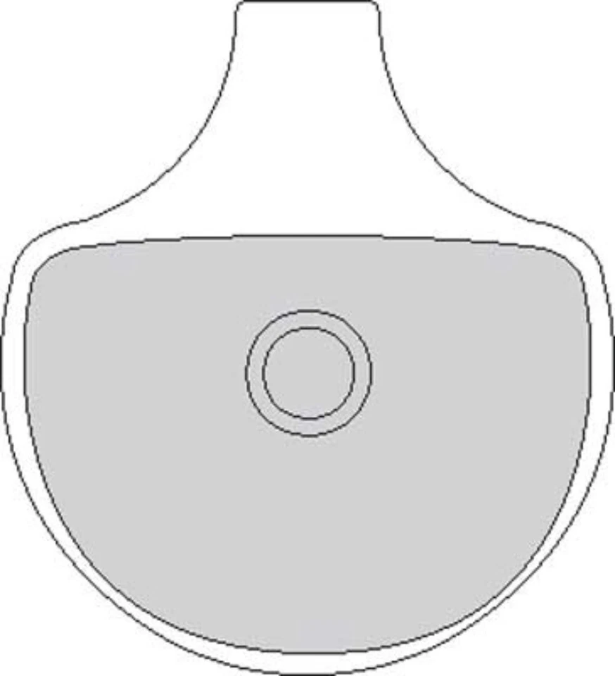 Pastillas de freno delanteras orgánicas para Harley Davidson 84-99 Dyna Touring Softail Foto 2 de 3