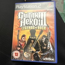 Guitar Hero III Legends of Rock PS2 PlayStation 2 PAL Complete Tested Working