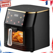 Air Fryer 12L Friteuse à Air Chaud 1400W Cuisson Saine Sans Huile Minuterie