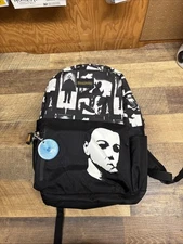 Michael Myers HALLOWEEN Resurrection Full Size  Backpack Horror  Black