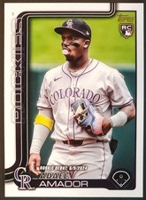 Topps 2025 Update Series Adael Amador Colorado RC #US94 Golden Mirror SSP