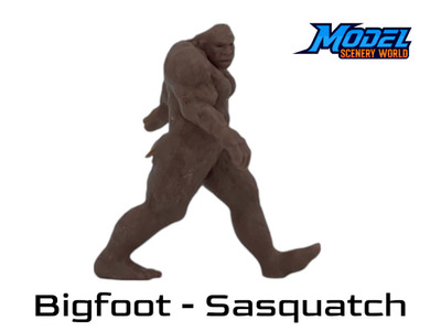Bigfoot Sasquatch - Walking - HO Scale - Brown