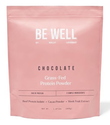 Be Well by Kelly Grass Fed Beef Protein Powder Chocolate Flavor