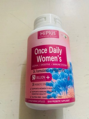 HiPlus Daily Multivitamin For Women  60 veg caps Probiotics