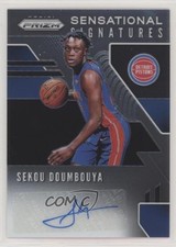 2019-20 Panini Prizm Sensational Signatures Sekou Doumbouya #SS-SKD Auto fm0