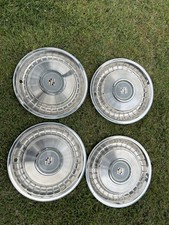 Vtg Read 1979-1986 Cadillac Deville Fleetwood 15 Hubcaps Set Of 4 Wheel Covers