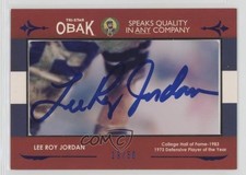 2011 TRI-STAR Obak Cut Signatures Blue 19/50 Lee Roy Jordan Auto 0b2