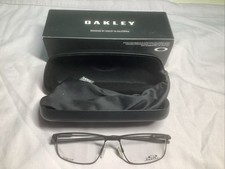 NEW Oakley Socket TI OX5019-0156 Satin Black Titanium Eyeglasses Frames 56-17mm