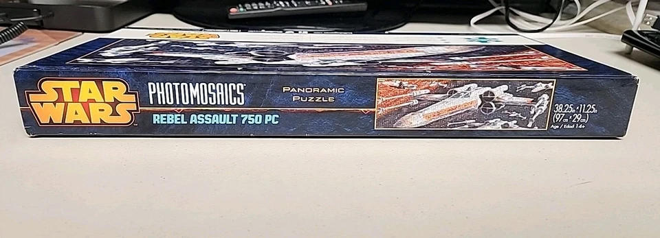 STAR WARS PHOTOMOSAICS REBEL ASSAULT 94000 750 PC BUFFALO FREE SHIPPING! - Image 3 of 4